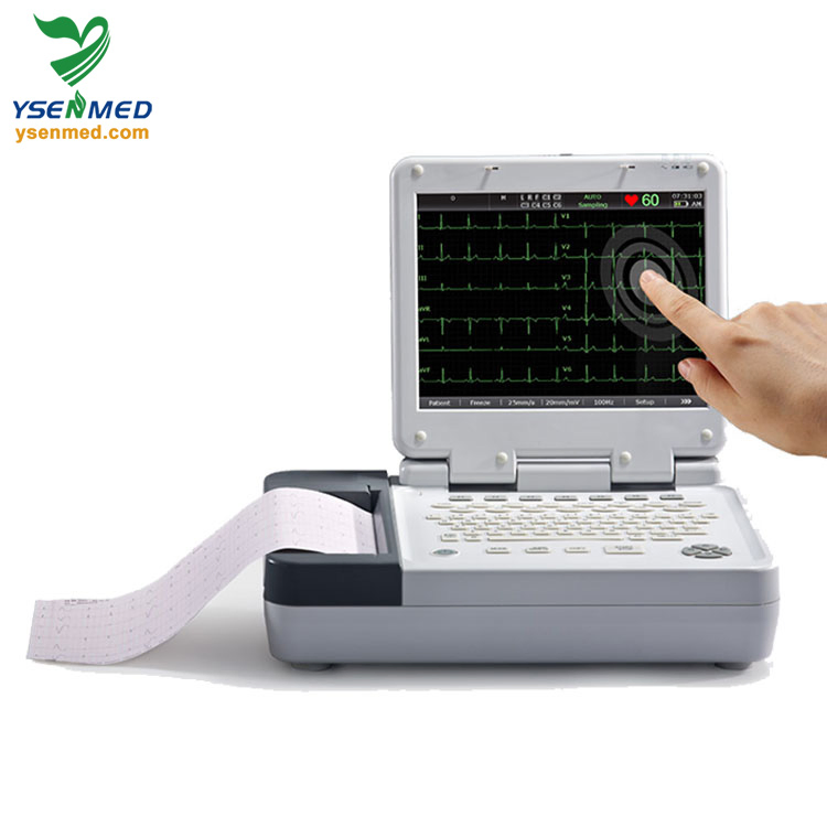 Edan Se-12 Máquina de ECG Digital Médica 12 Dispositivo de ECG Portátil