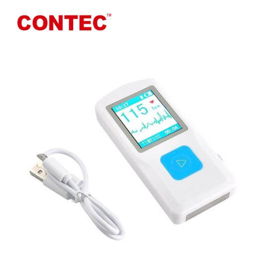 Máquina de ECG portátil de terapia física Contec Pm10 Monitor de ECG