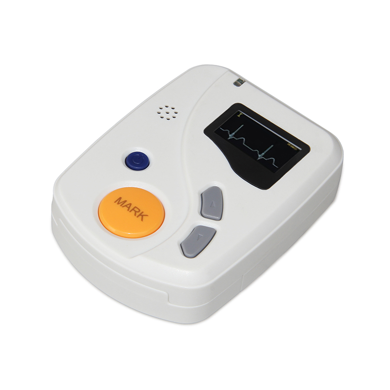Grabadora de EKG dinámica portátil de 24 horas 12 monitor ambulatorio Holter ECG