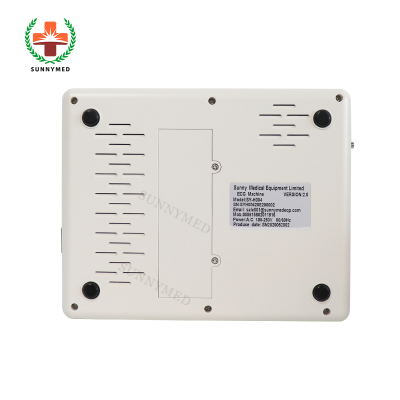 Sy-H004 Pantalla Táctil 12 Conduce 3 Máquina de ECG de Canal Electrocardiograma