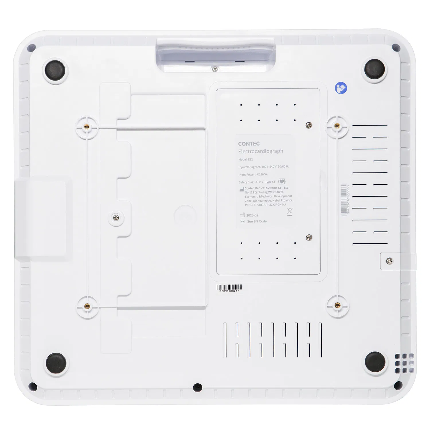 Contec E18m 18 Máquina de ECG de 12 derivaciones 12 Monitor de ECG EKG Electrocardiógrafo