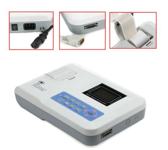 Máquina de ECG Digital Avanzada con Certificación CE para Monitoreo Preciso del Corazón