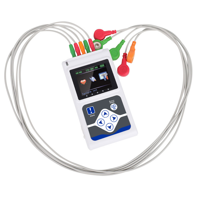 Monitoreo Holter de ECG dinámico de Contec Medical 24 Horas para uso hospitalario