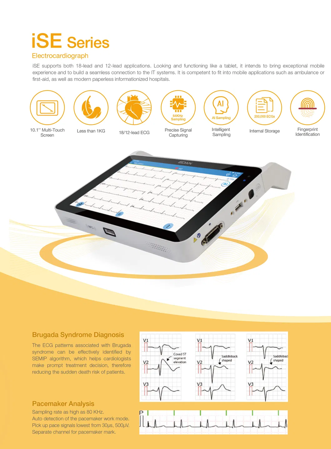 Serie ISE ECG Digital 3