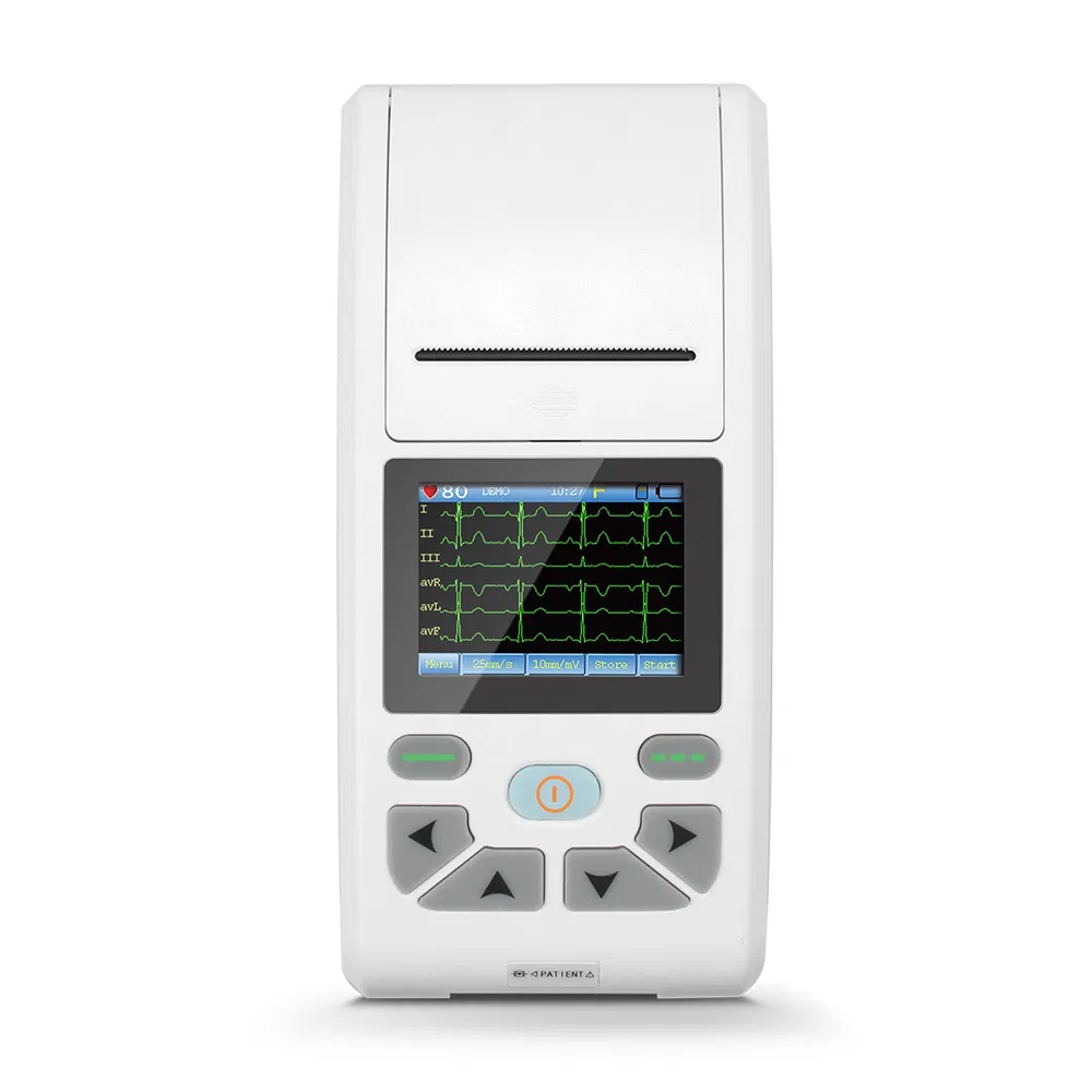 Contec Mdr CE Aprobado 12-Lead Máquina Digital de ECG Electrocardiógrafo