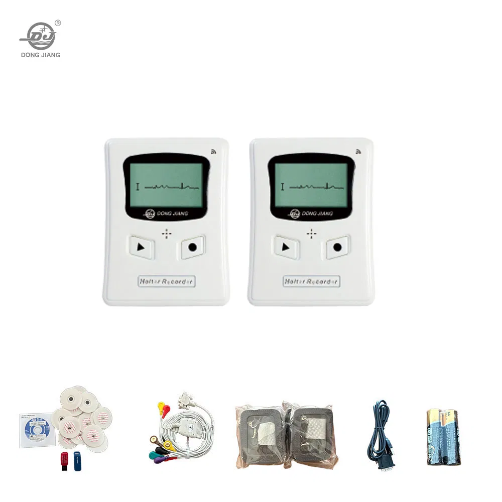 Venta Caliente 12 Monitor Holter ECG de 24 Hora Monitor Holter ECG 12 Canal