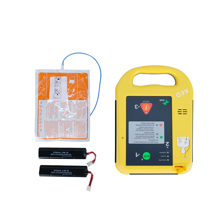 Desfibrilador portátil de alta calidad, monitor de emergencia, equipo médico, desfibrilador portátil, dispositivos de primeros auxilios