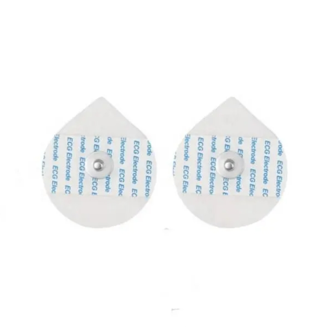 Electrodo de ECG desechable de espuma y no tejido de alta calidad para hospitales con pestaña