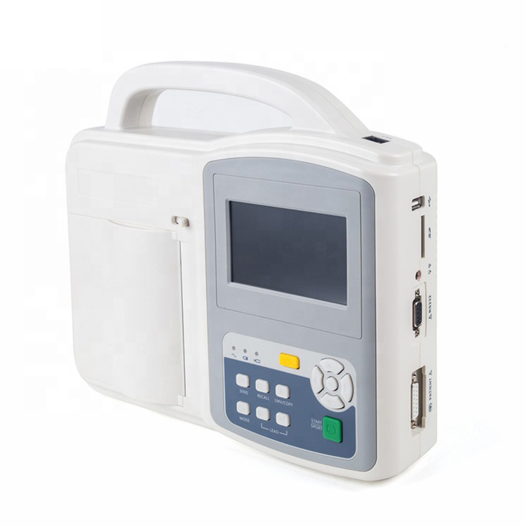 Precio de máquina de ECG de todos los tipos digitales 3-Channel máquina de ECG ECG/EKG