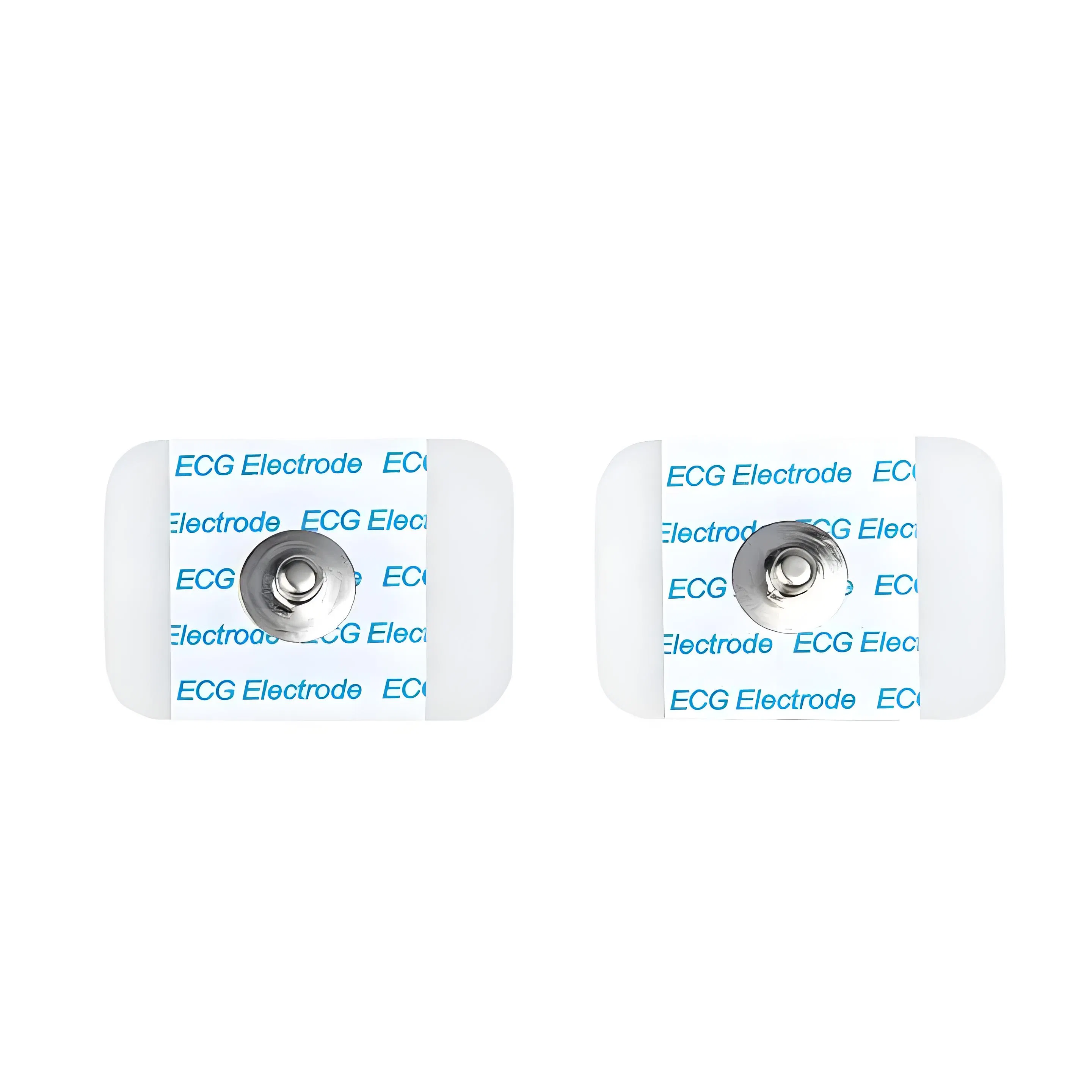 Electrodo de ECG desechable universal de espuma y no tejido de alta calidad para hospitales en forma de rectángulo