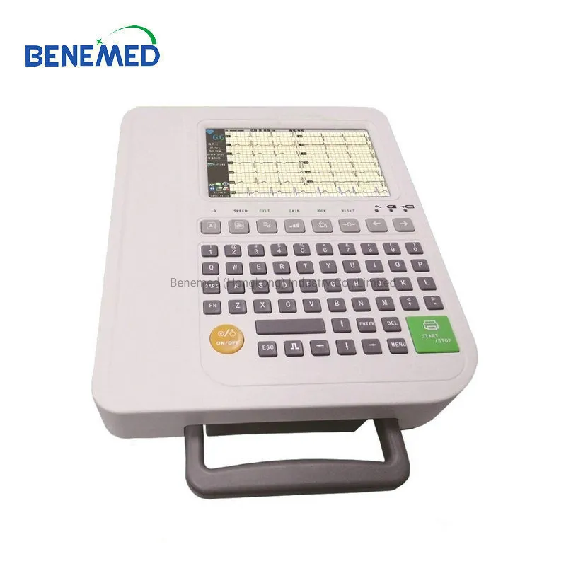 Máquina de electrocardiograma digital 12 canales