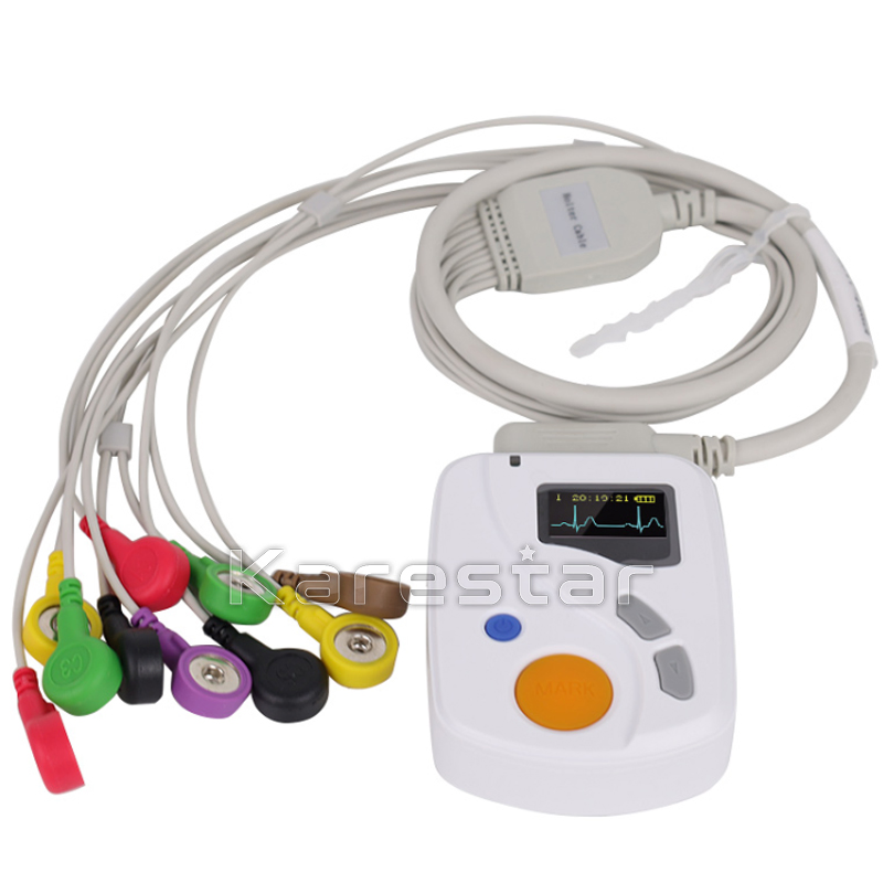 Tlc6000 Inteligente 24-Hour Sistema de Análisis Dinámico de Electrocardiogramas Dispositivo Holter ECG