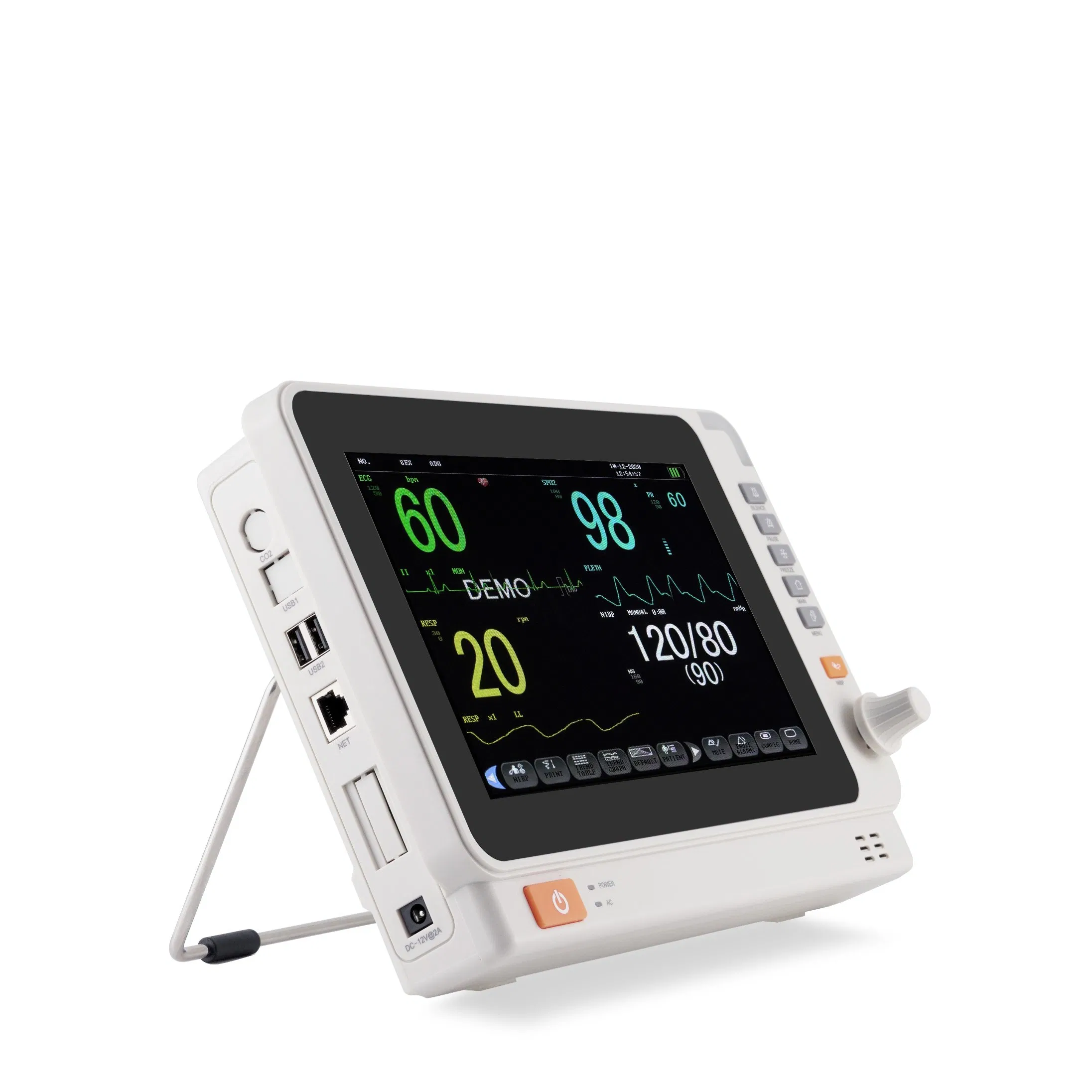 10.1 Monitor Médico Multi Parámetro Táctil Barato de Inch para Pruebas de Salud en el Hogar y Cuidado de Enfermería