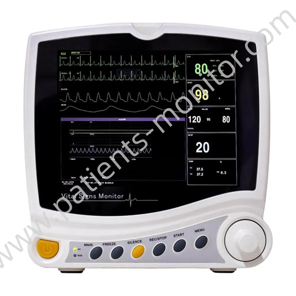 Cms6800 Monitor de Paciente Multíparametro Incluye SpO2 ECG Temp NIBP IBP CO2
