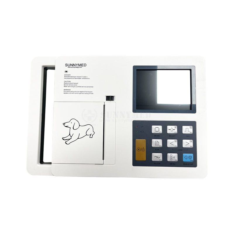 Sy-W052 Veterinario Profesional 6 Máquina de ECG para Animales Mascotas