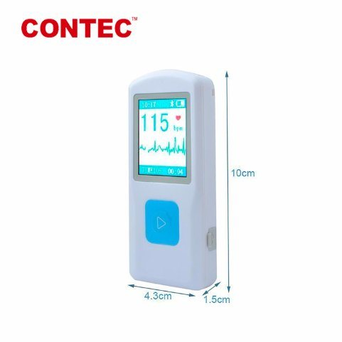 Máquina de ECG portátil de terapia física Contec Pm10 Monitor de ECG
