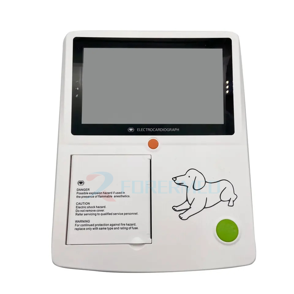Holter ECG 12 Canal ECG Rollo de Papel Veterinario 3 Canal EKG Máquina Monitor ECG