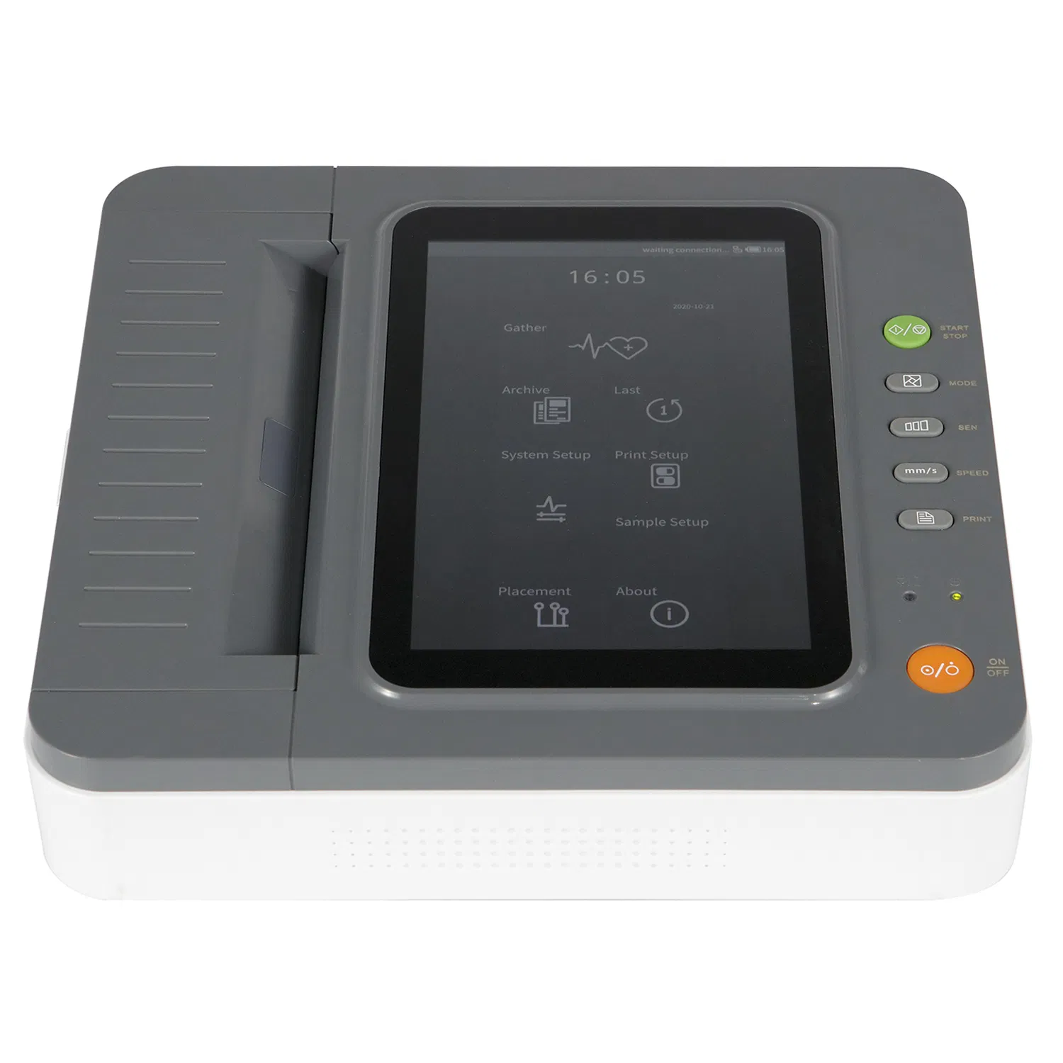 Monitor de electrocardiograma máquina de diseño de mango de equipo externo Contec Mdr CE China