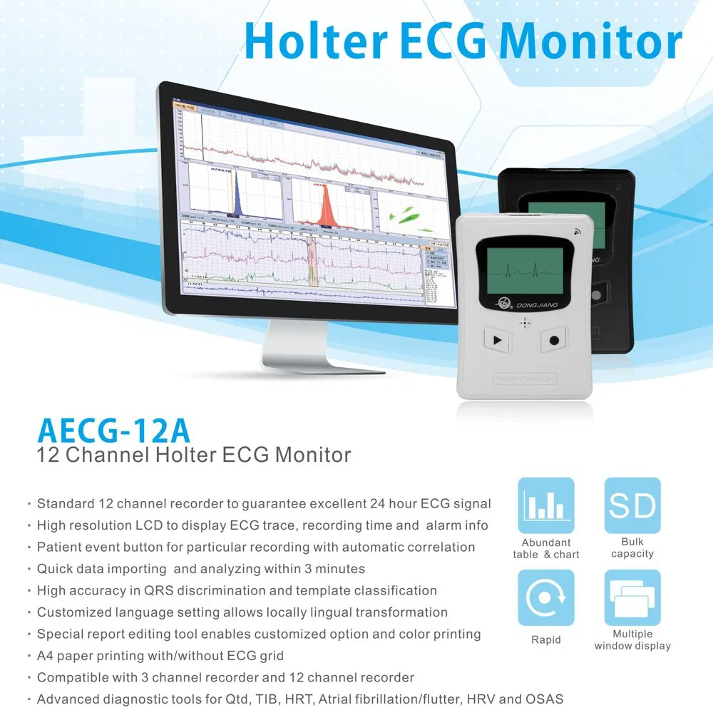 Monitor Holter ECG de 24 Horas