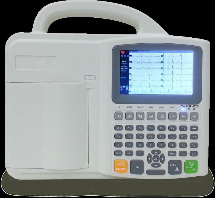 3 Monitoreo Electrocardiográfico de Pantalla Táctil Digital de Canales E3