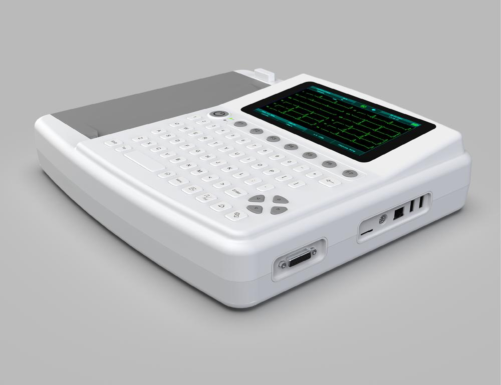 Precio del fabricante ECG médico aprobado por CE digital 12 canal ECG barato