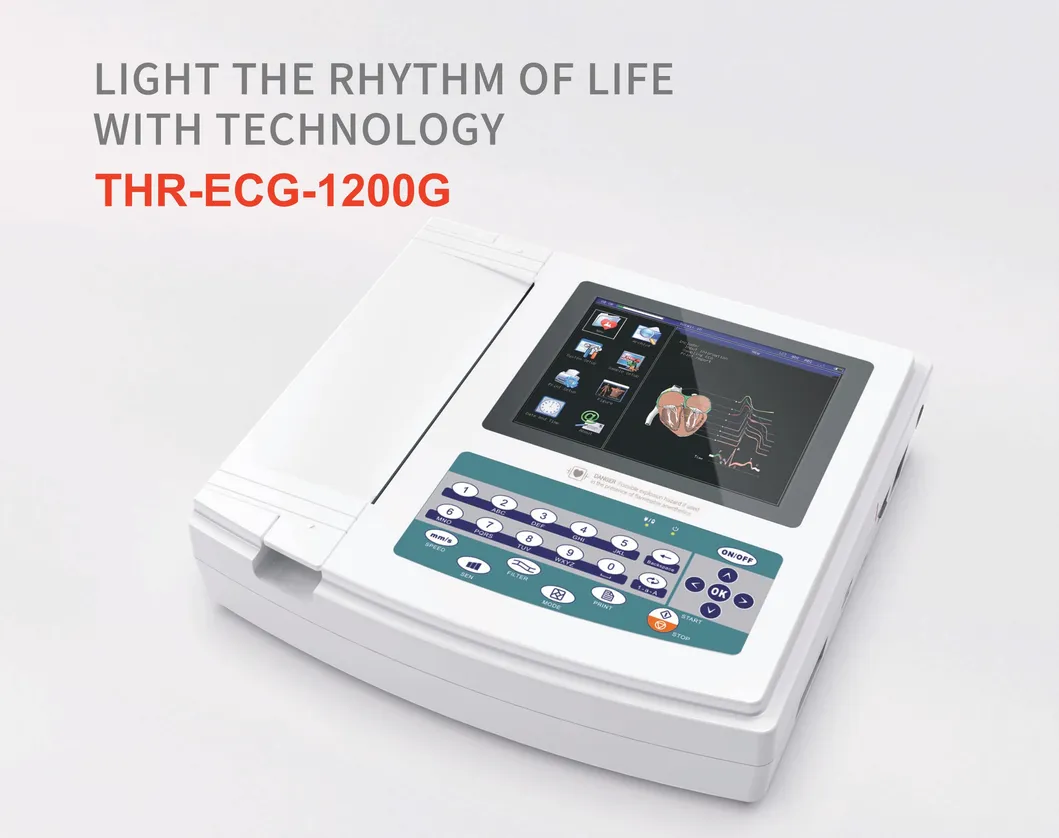 ECG-1200G Máquina de Electrocardiograma Digital