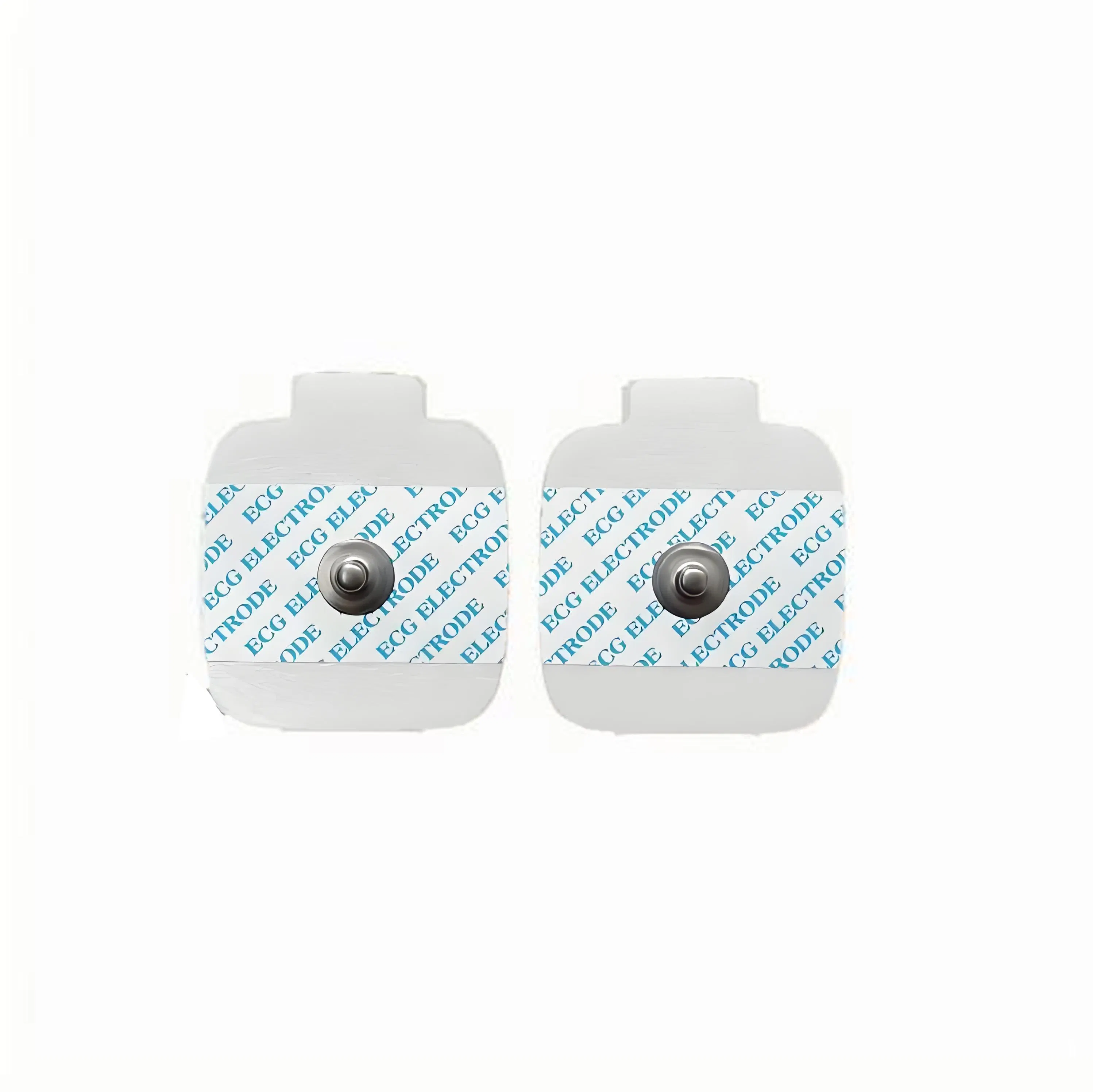 Electrodo de ECG desechable de espuma y no tejido de alta calidad para hospitales con pestaña