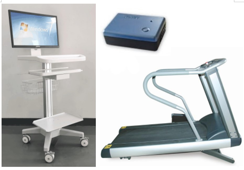 Ysecg8000s Sistema de Prueba de Estrés ECG Médico Hospitalario con Cinta de Correr