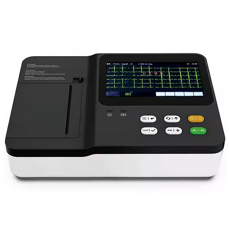 IN-06VET 6 Máquina de ECG digital portátil, equipo de diagnóstico veterinario, electrocardiograma médico