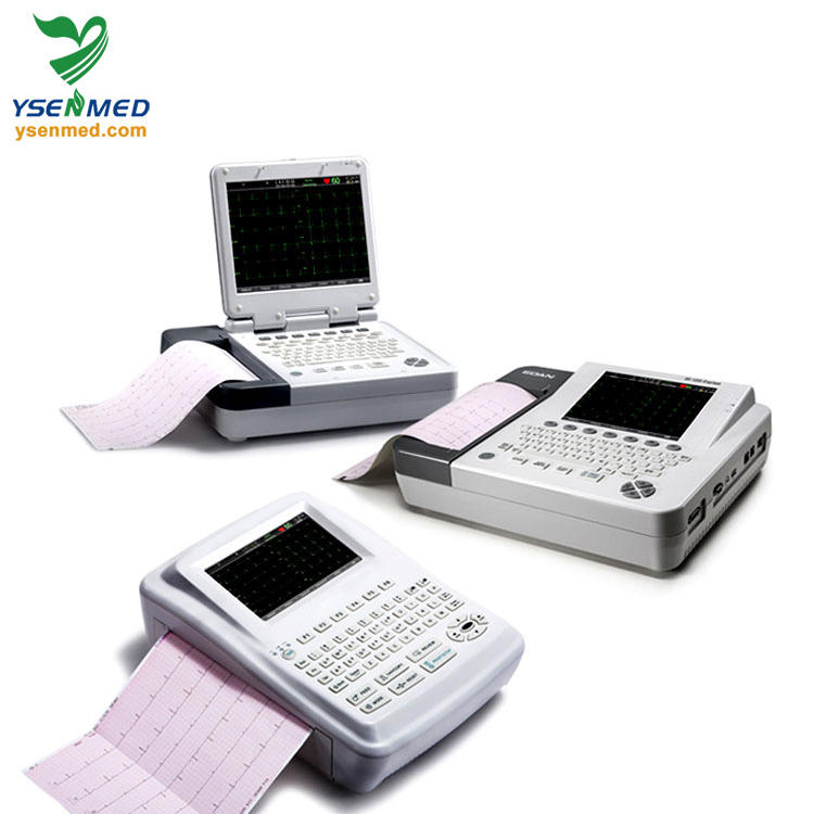 Edan Se-12 Máquina de ECG Digital Médica 12 Dispositivo de ECG Portátil
