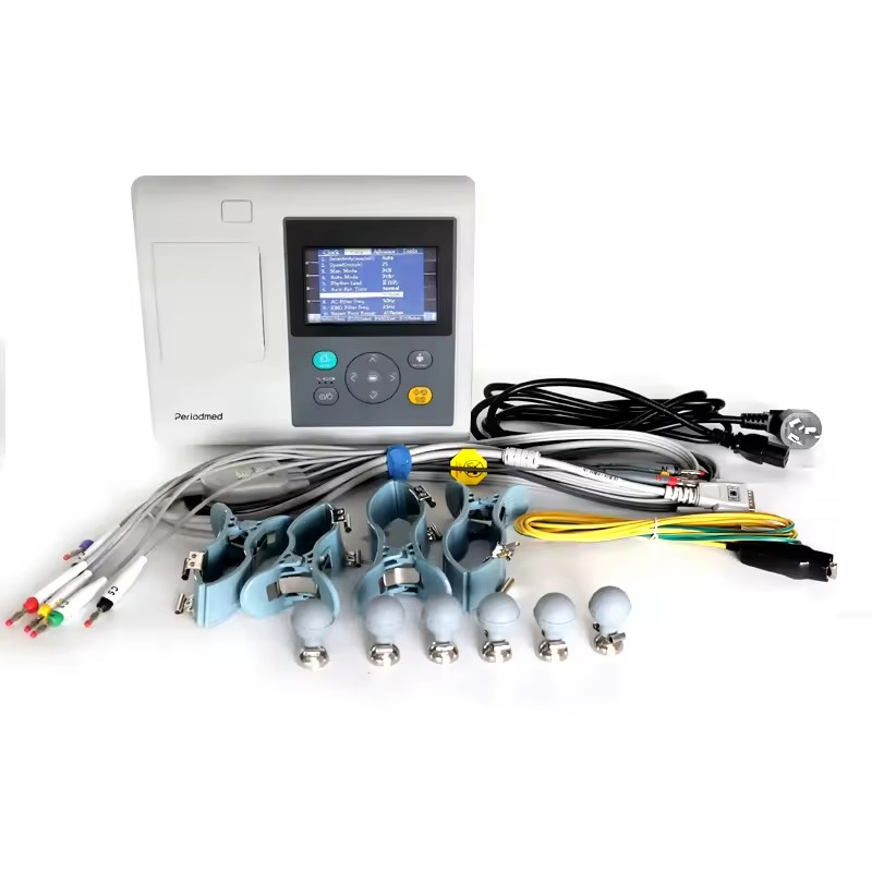 Monitor ECG portátil avanzado con 12 canales para clínicas y hospitales