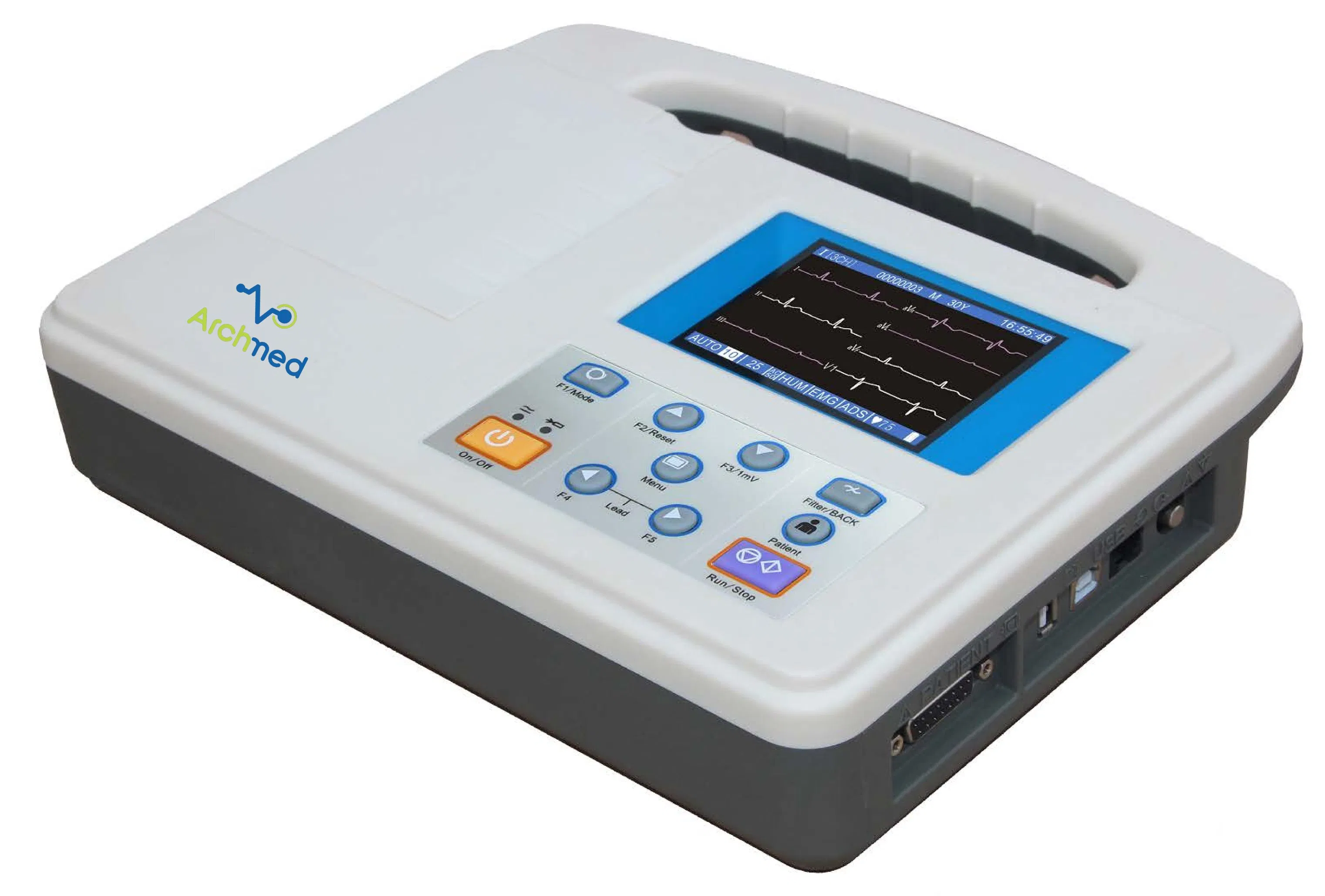 Máquina de ECG Veterinaria de Animales 3 Máquina de ECG Portátil Veterinaria