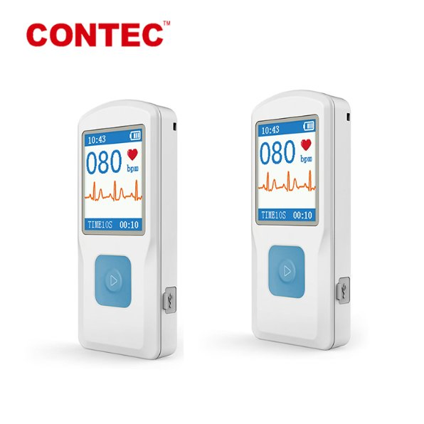 Máquina de ECG portátil de terapia física Contec Pm10 Monitor de ECG