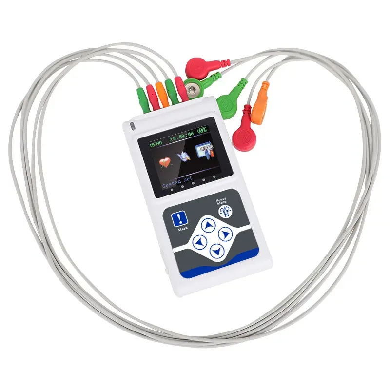 24 Análisis de ECG Holter de horas Monitor de ECG dinámico para uso en casa u hospital