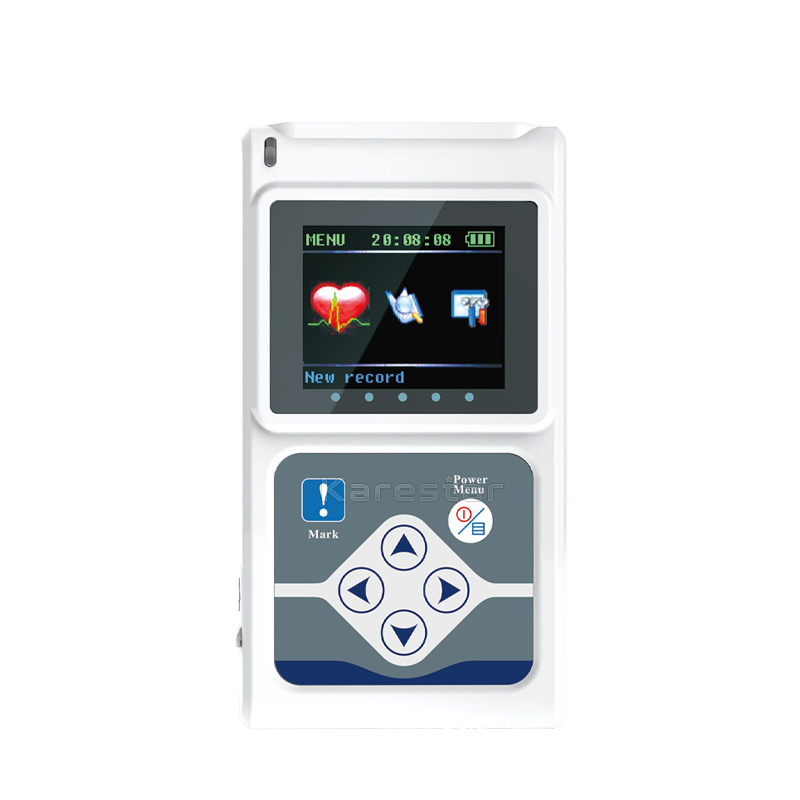 Sistema de ECG dinámico portátil, monitor Holter de ECG inteligente con múltiples electrodos y software de análisis