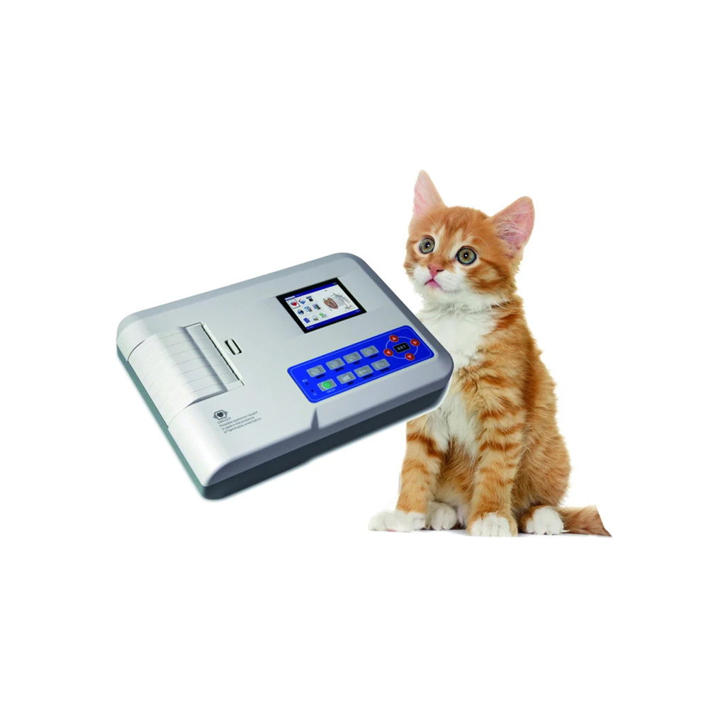 Máquina de ECG Veterinario Contec ECG300g-Vet 3-Channels 12-Leads