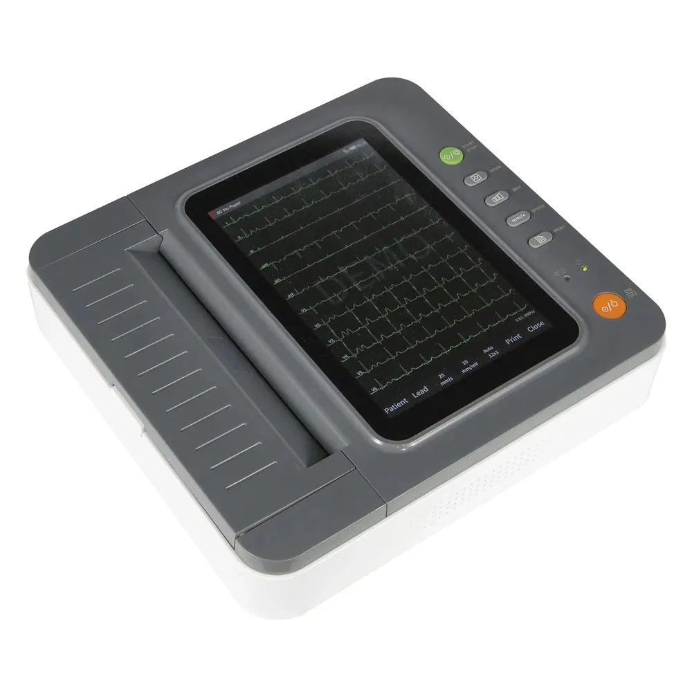Sistema de ECG Digital Profesional 12-Lead Electrocardiógrafo Médico para Hospital Clínica