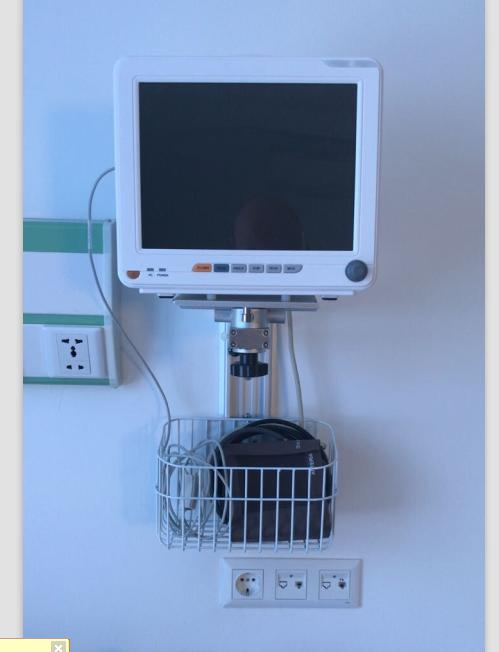 Monitor de paciente portátil de múltiples parámetros ECG más económico para hospital