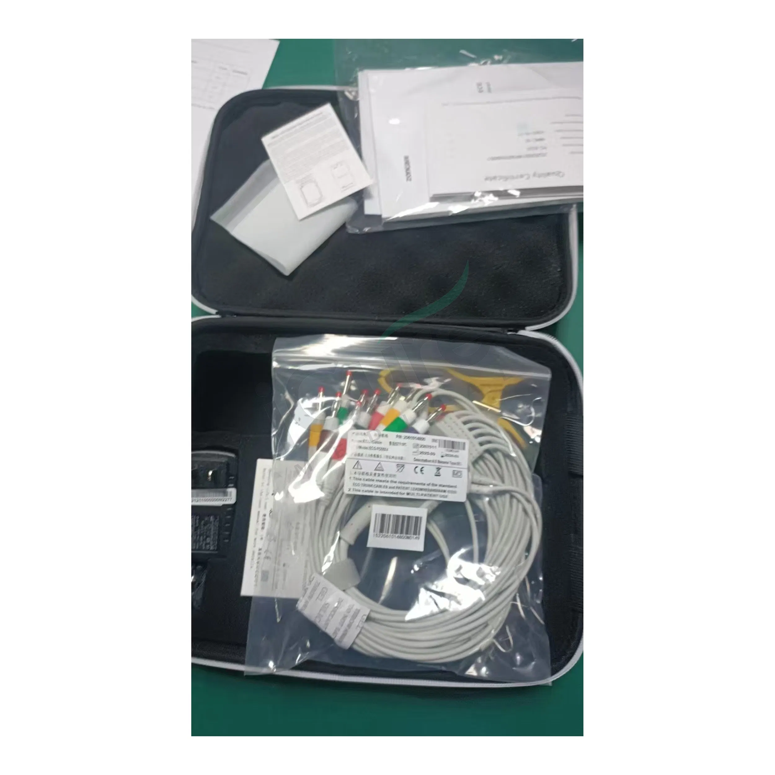 Máquina de ECG Holter portátil y inalámbrica 12
