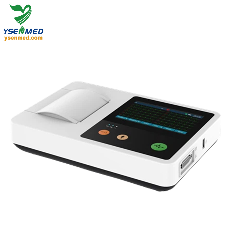 Equipo Médico Ysenmed 3 Máquina de ECG de Canal 5 Pantalla Táctil de Pulgadas