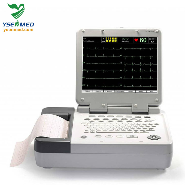 Edan Se-12 Máquina de ECG Digital Médica 12 Dispositivo de ECG Portátil
