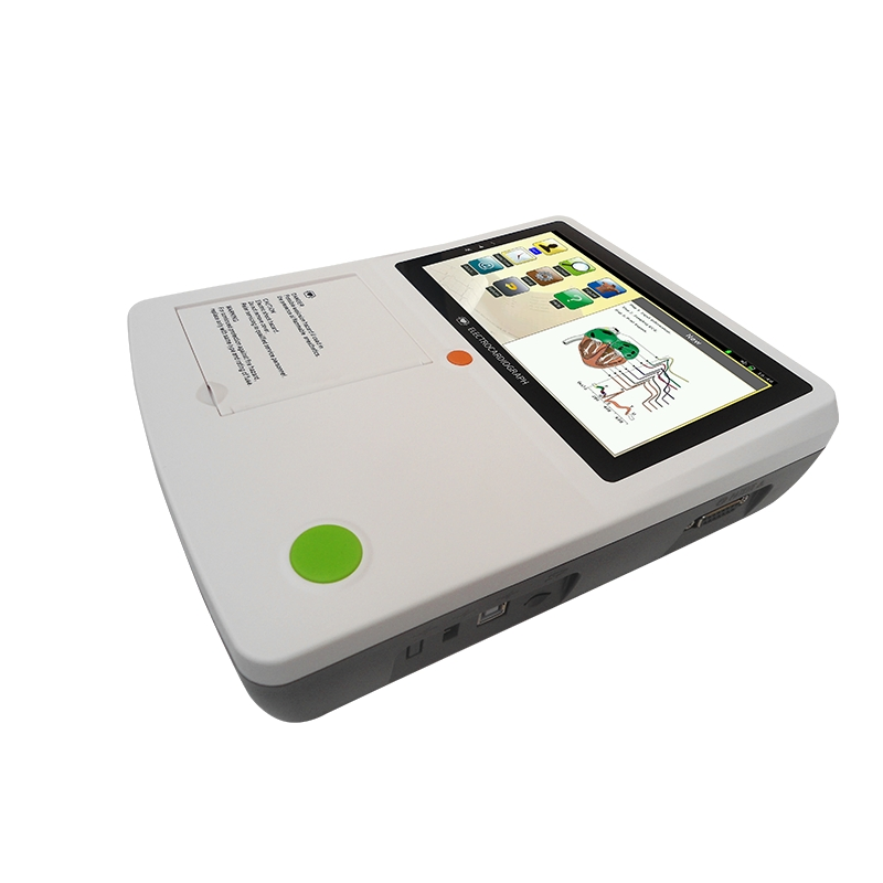 Máquina de ECG Digital a Mejor Precio 12 Derivación 6channel Electrocardiógrafo en Reposo