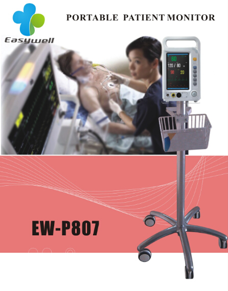 7 Monitor de Pacientes Multíparametro de Inch Ew-P807 para Monitoreo de Pacientes