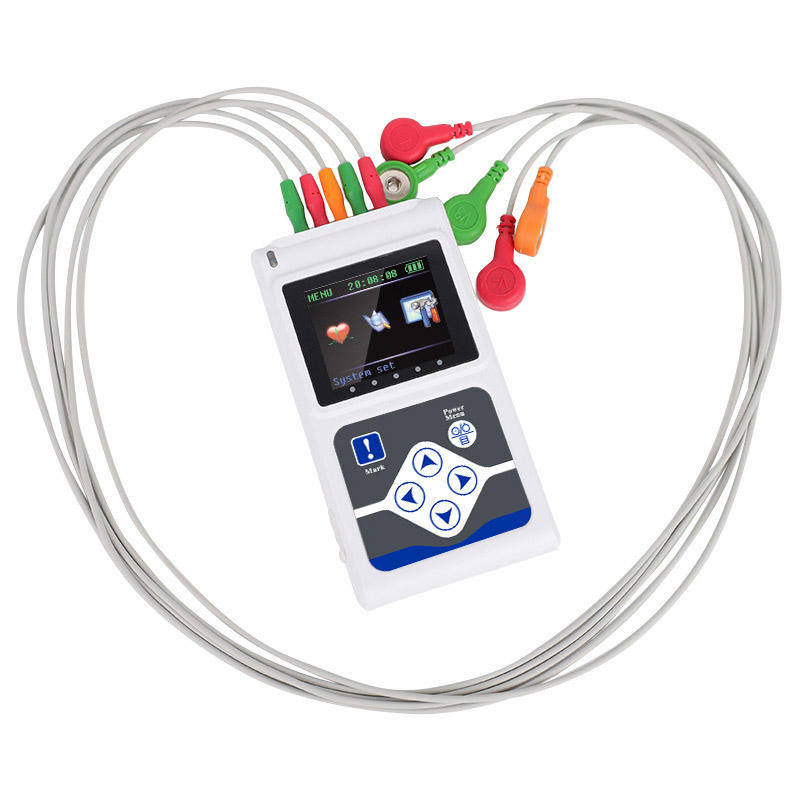 IN-C9803 12 Canal 48 Horas Registro Holter de ECG Sistema de ECG Dinámico