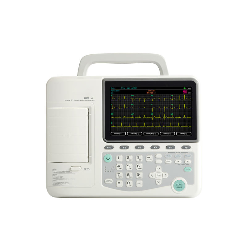 Máquina de Electrocardiografía ECG Portátil 12 Dispositivo Médico Profesional