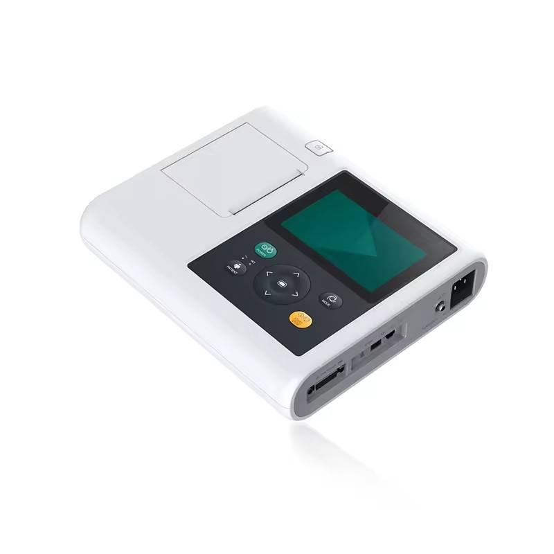 Monitor ECG portátil avanzado con 12 canales para clínicas y hospitales