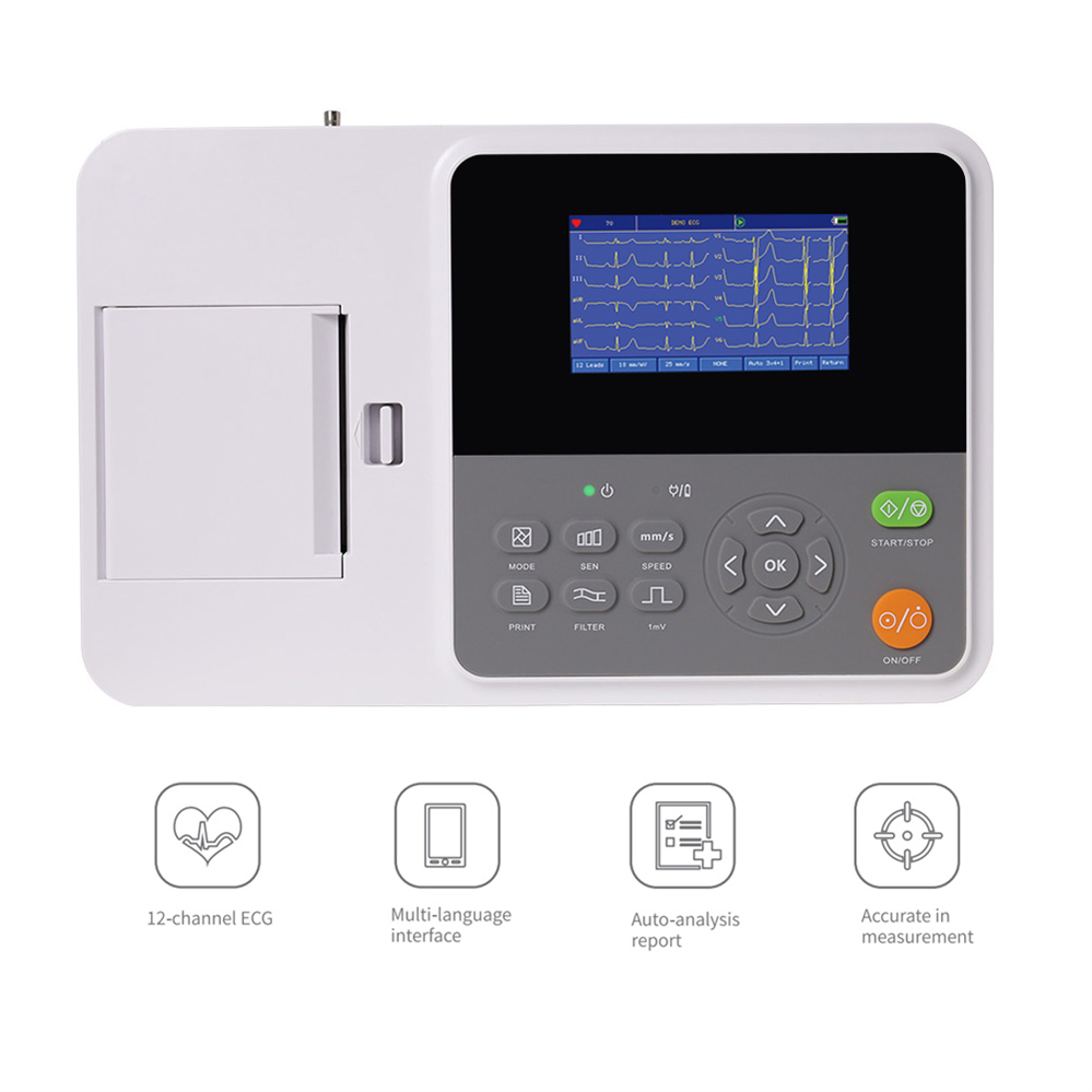 Máquina de ECG Contec de alta calidad y asequible para hospitales E3