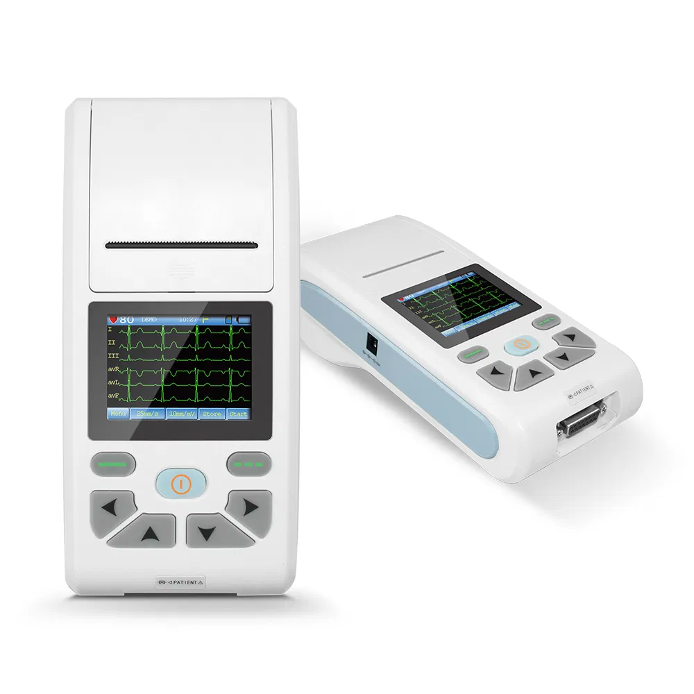 Contec Mdr CE Aprobado 12-Lead Máquina Digital de ECG Electrocardiógrafo