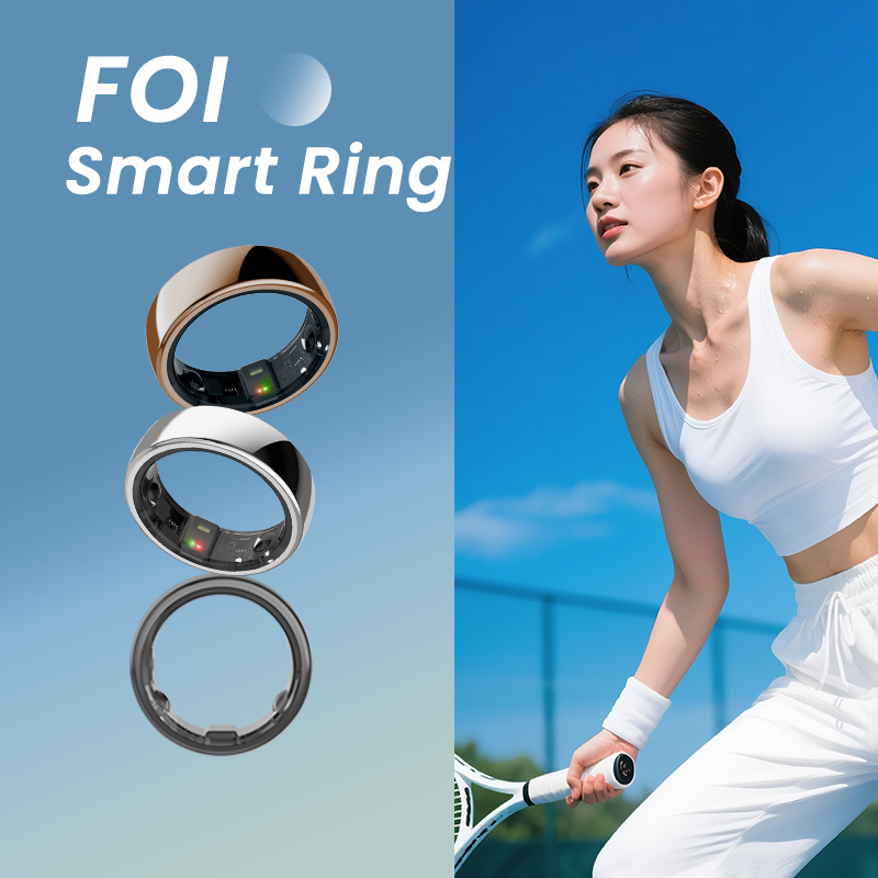2024 Monitor de Glucosa en Sangre ECG Inalámbrico Personalizado para la Salud Anillo Tasbih Inteligente para Mujeres con Tarjeta SIM para Android e iOS