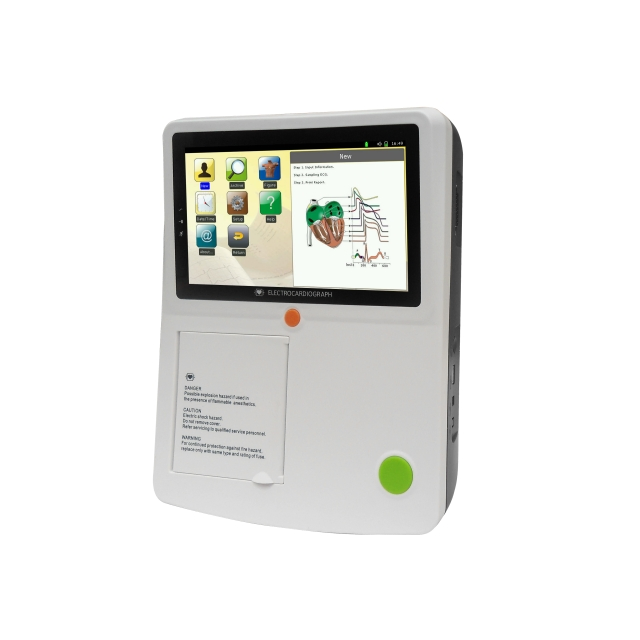 Máquina de ECG Digital a Mejor Precio 12 Derivación 6channel Electrocardiógrafo en Reposo